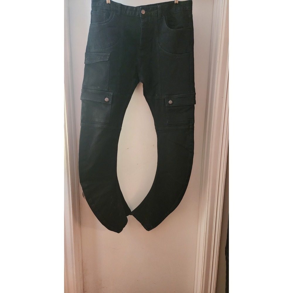Aking Stacked Jeans 38/34 Black A15